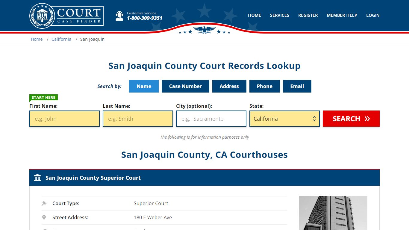 San Joaquin County Court Records | CA Case Lookup